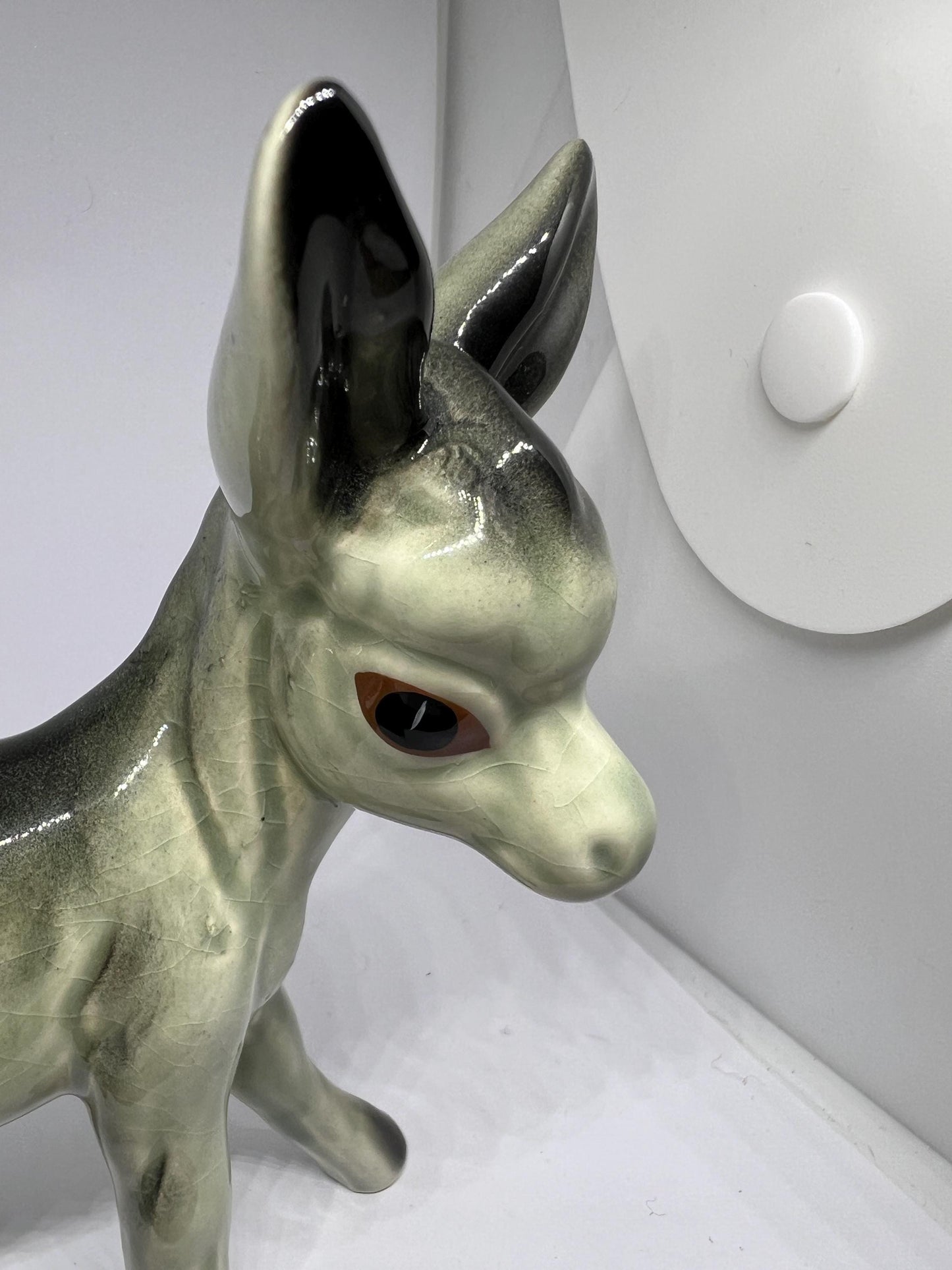 Vintage ceramic Donkey figurine.
