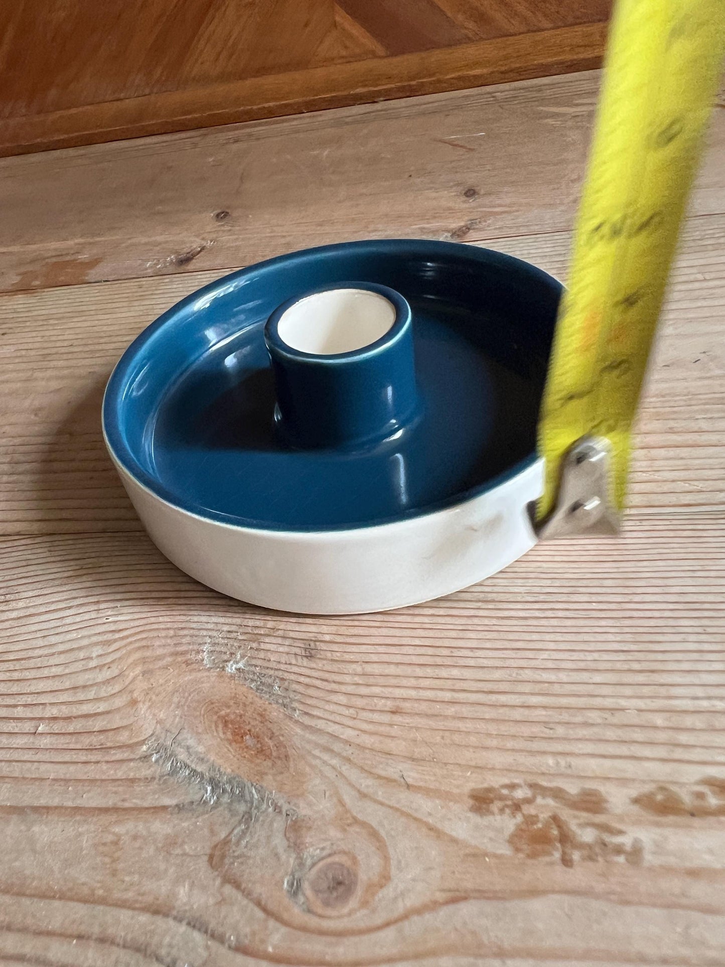 Vintage ceramic candle holder.
