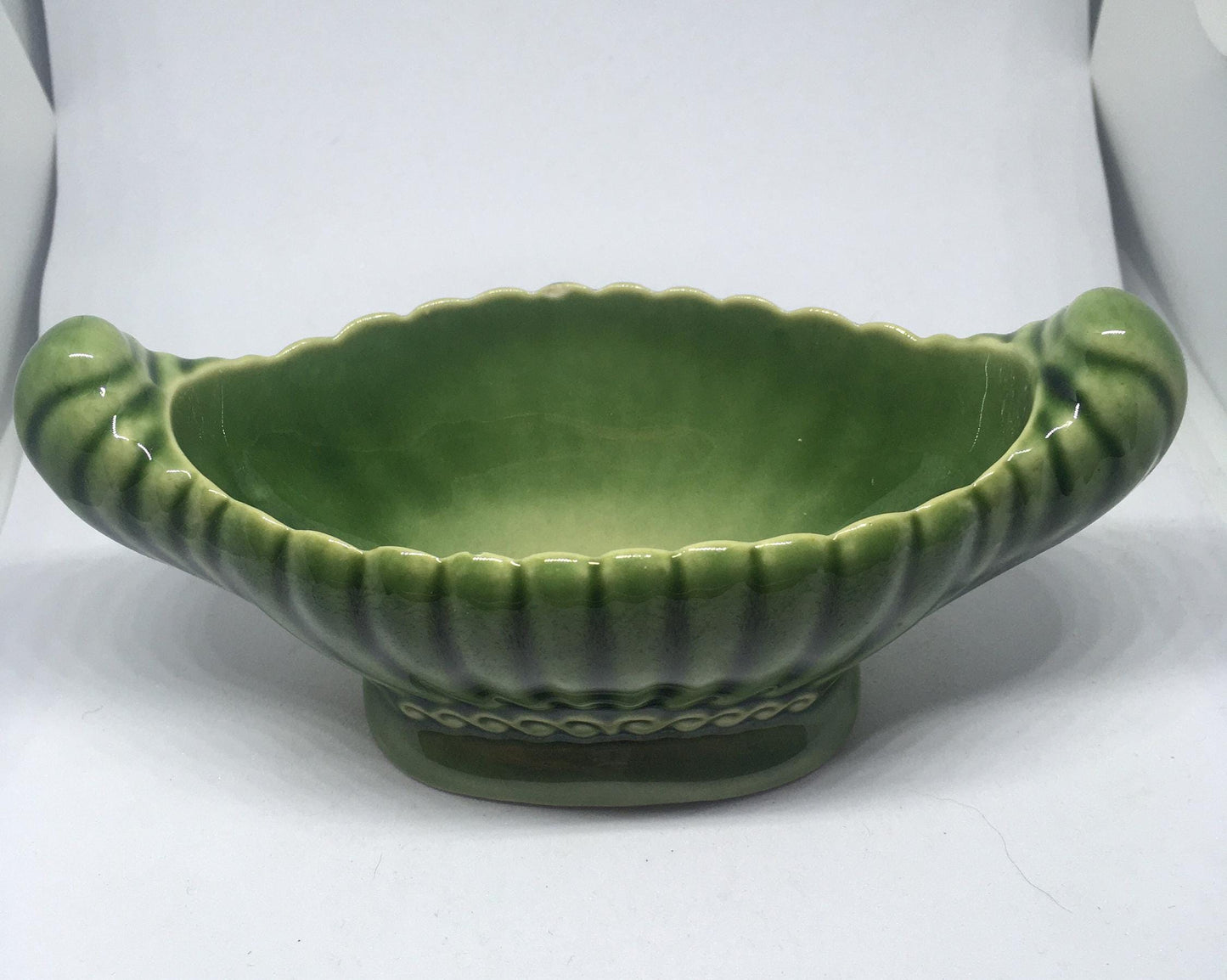 Mantle Vase. Wade Porcelain Sage green miniature mantel vase planter.