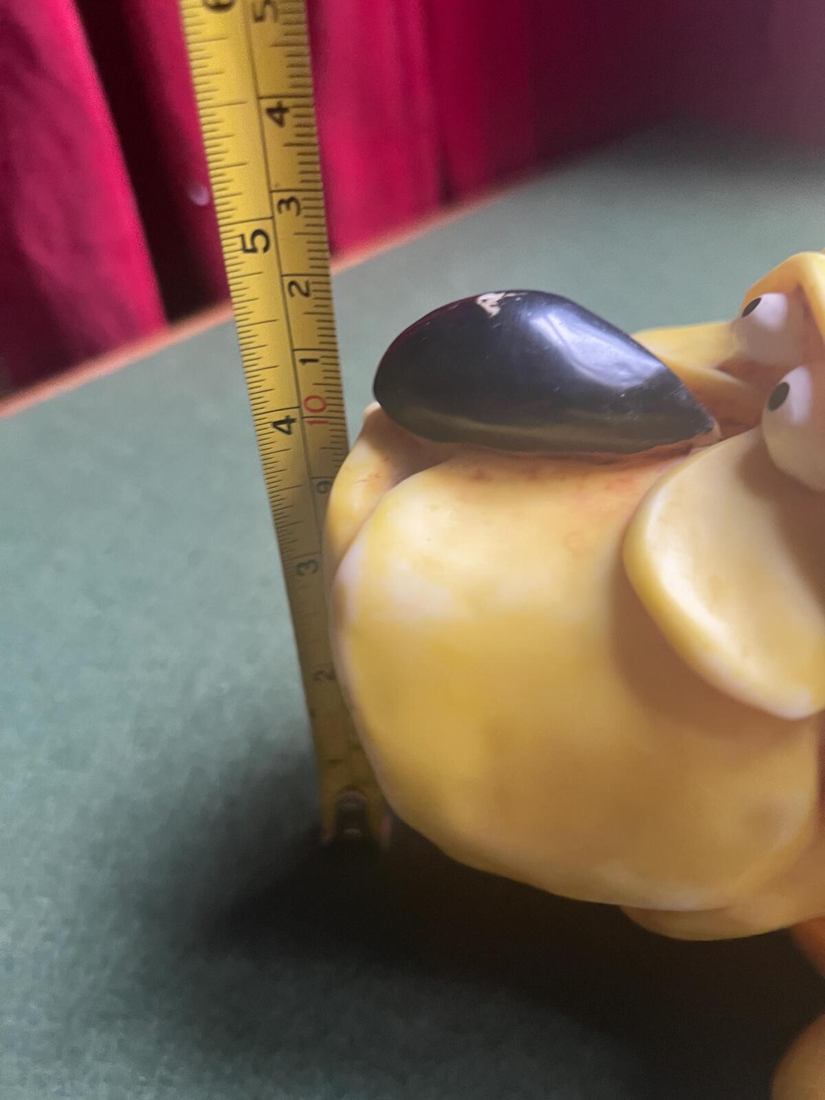 Vintage bulldog money box. Paolo Chiari style Italian resin money bank. Dog lover gift.