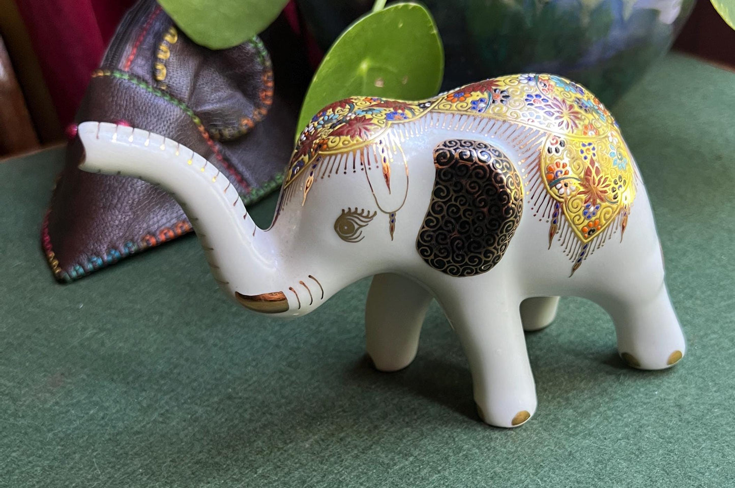 Thai Benjarone lucky elephant Ceremonial elephant ornament.