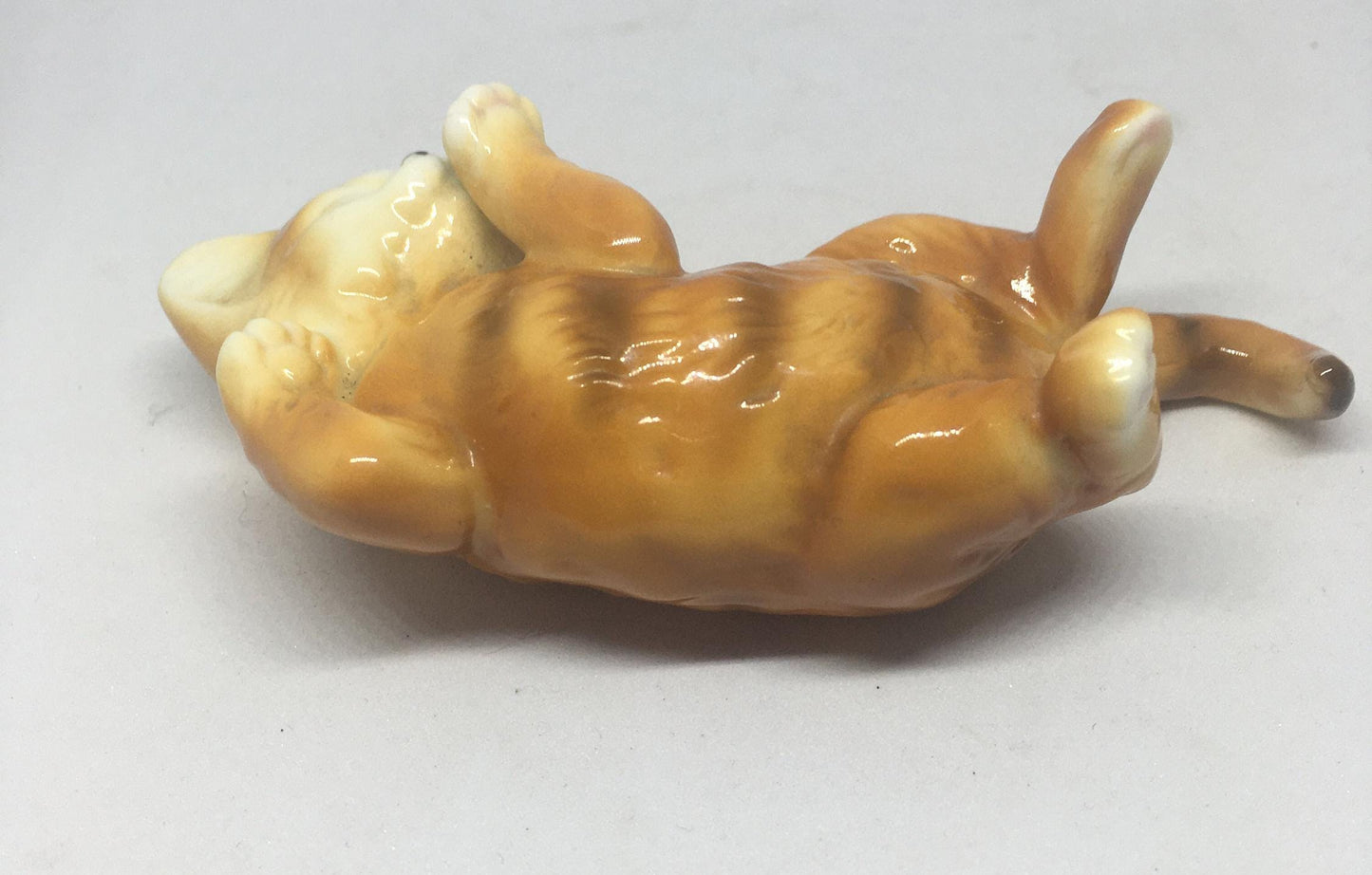 Bone china Cat figurine Cute Cats of Character 1980's Danbury Mint 'Cat Nap'.