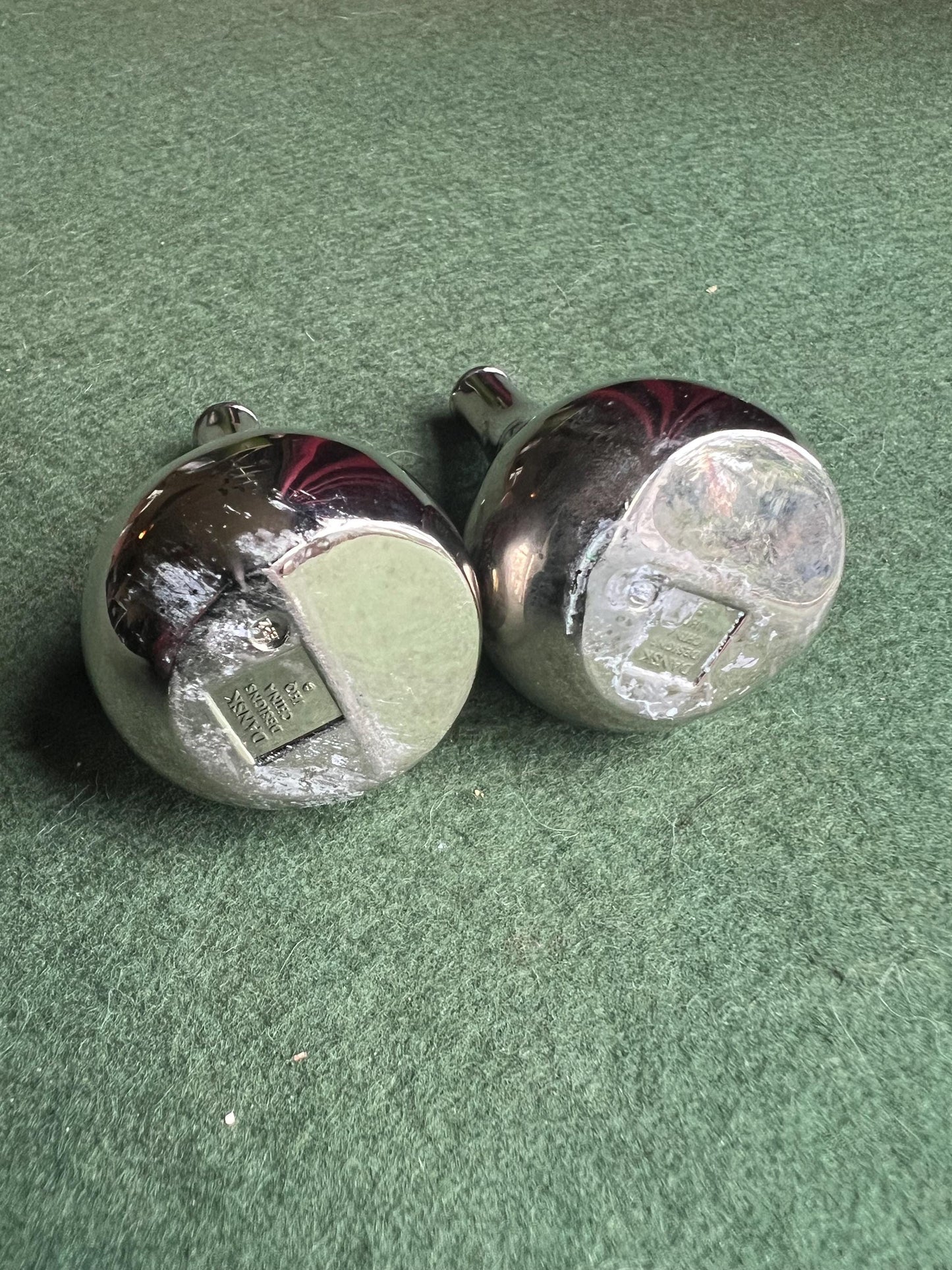 Taper Candle holders. Dansk Designs Quistgaard Silver Onion Candle Holders.