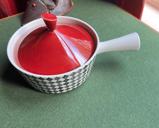 Vintage lidded ceramic casserole dish Rörstrand Made in Sweden