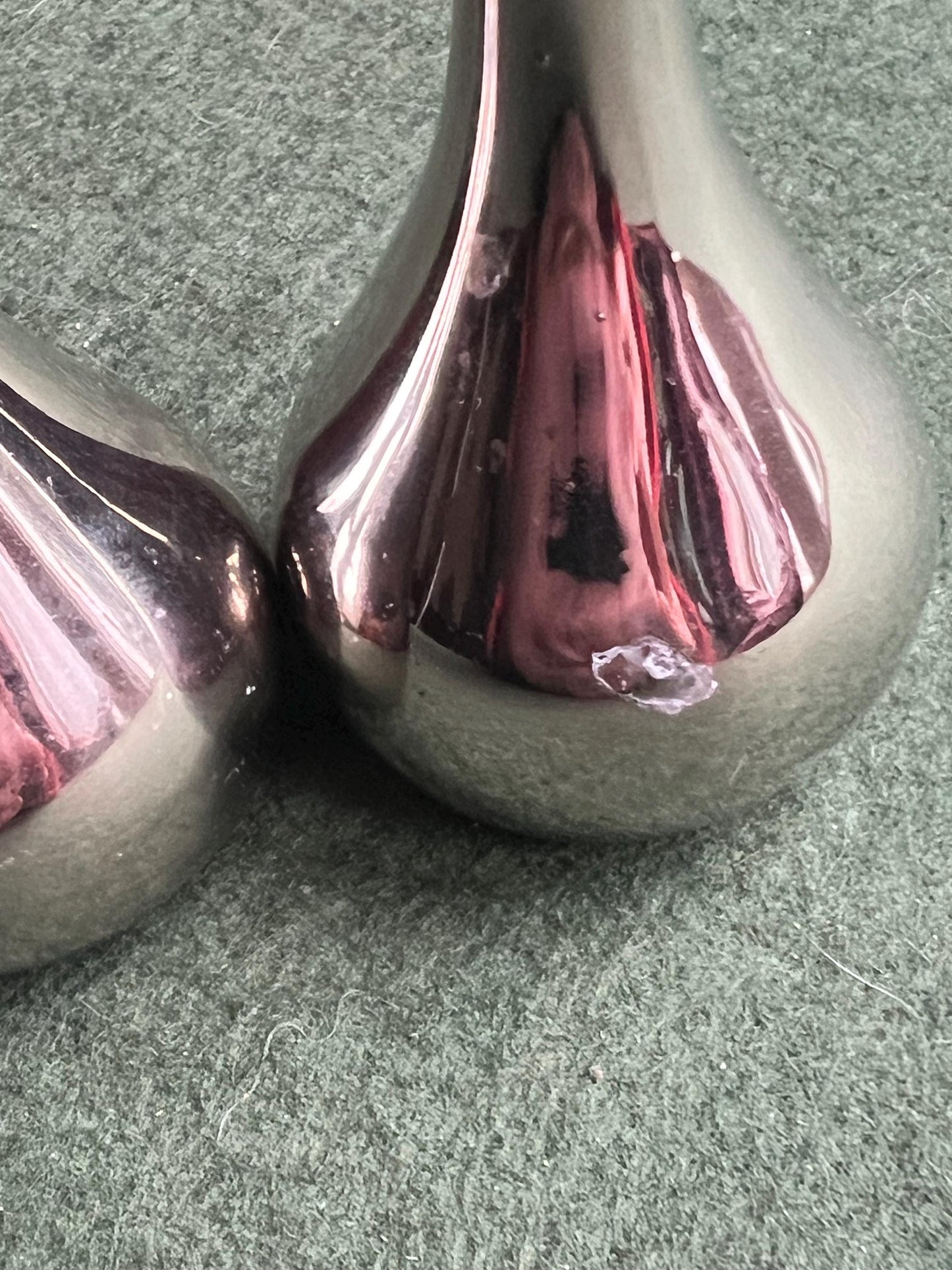 Taper Candle holders. Dansk Designs Quistgaard Silver Onion Candle Holders.