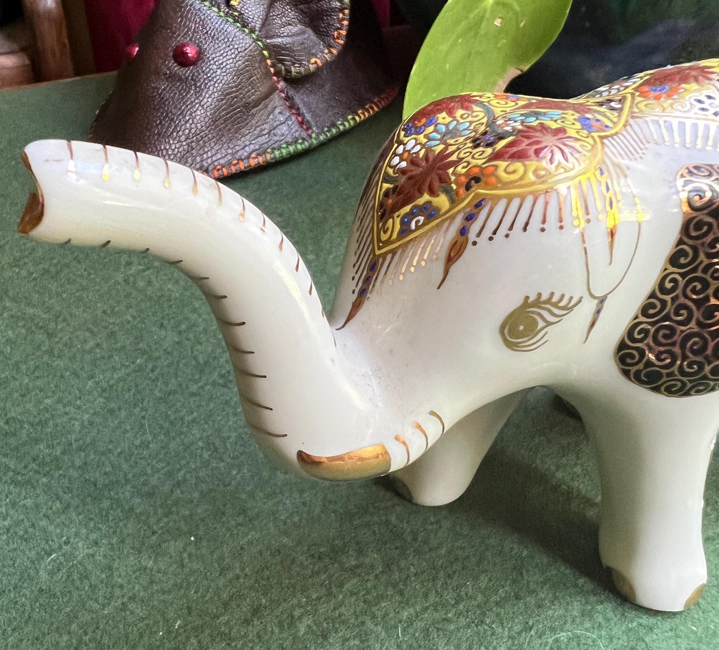 Thai Benjarone lucky elephant Ceremonial elephant ornament.