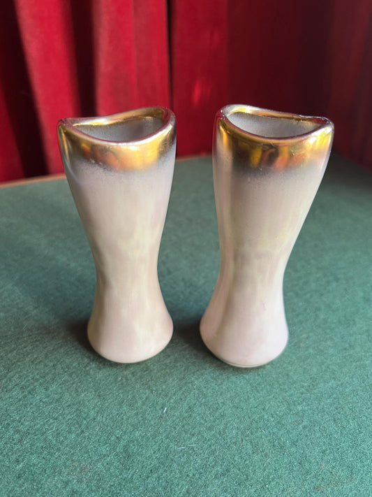 Pair of Vintage Jasba Keramik Vase Made in West Germany 1950's Decor. Sold together.