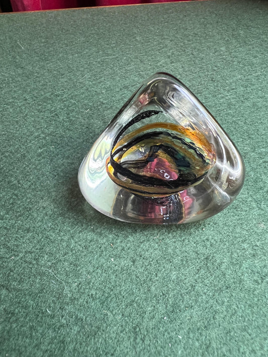 Vintage Caithness glass paperweight