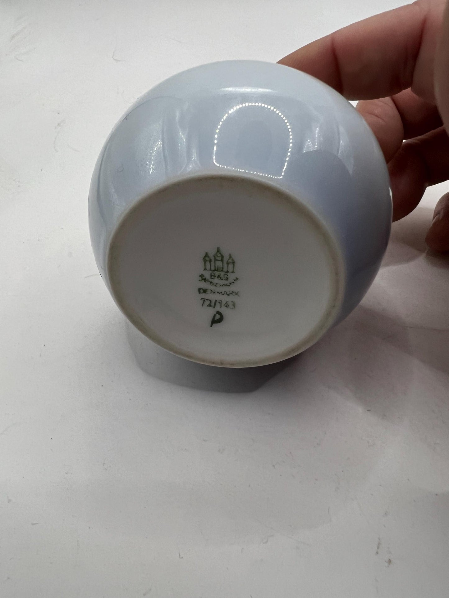 Floral Bing and Grondahl Denmark ceramic vase.