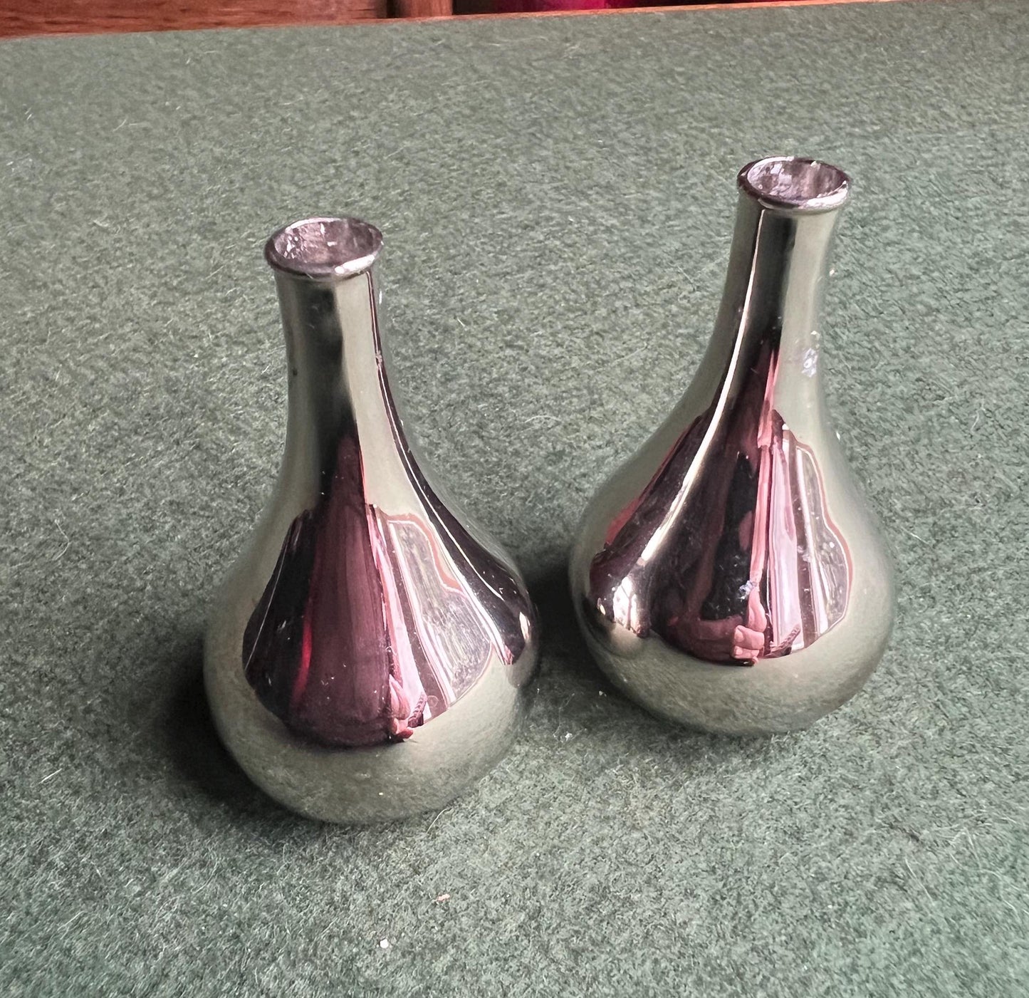 Taper Candle holders. Dansk Designs Quistgaard Silver Onion Candle Holders.