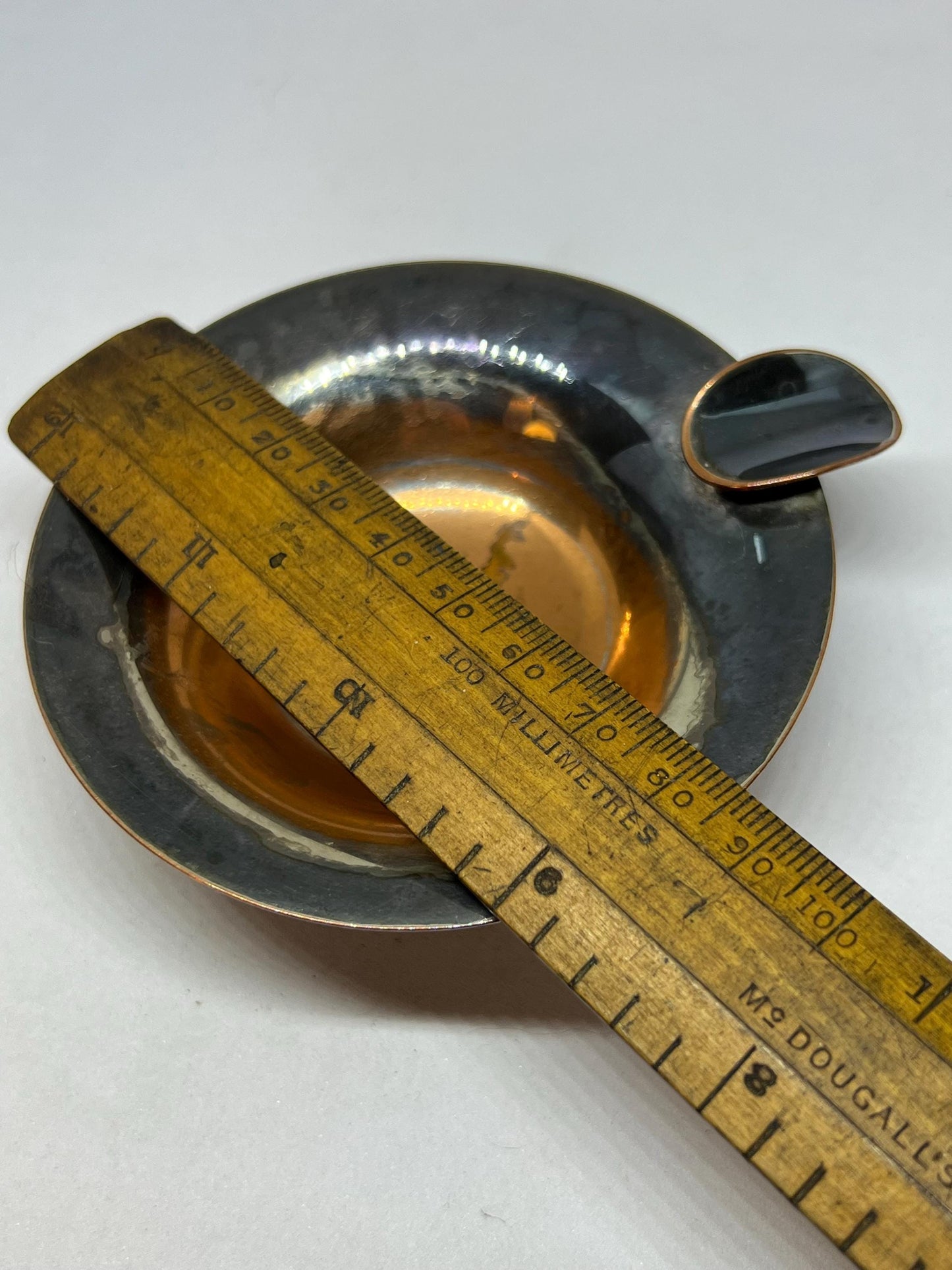 Vintage copper ashtray Stamped Canada EP Copper.
