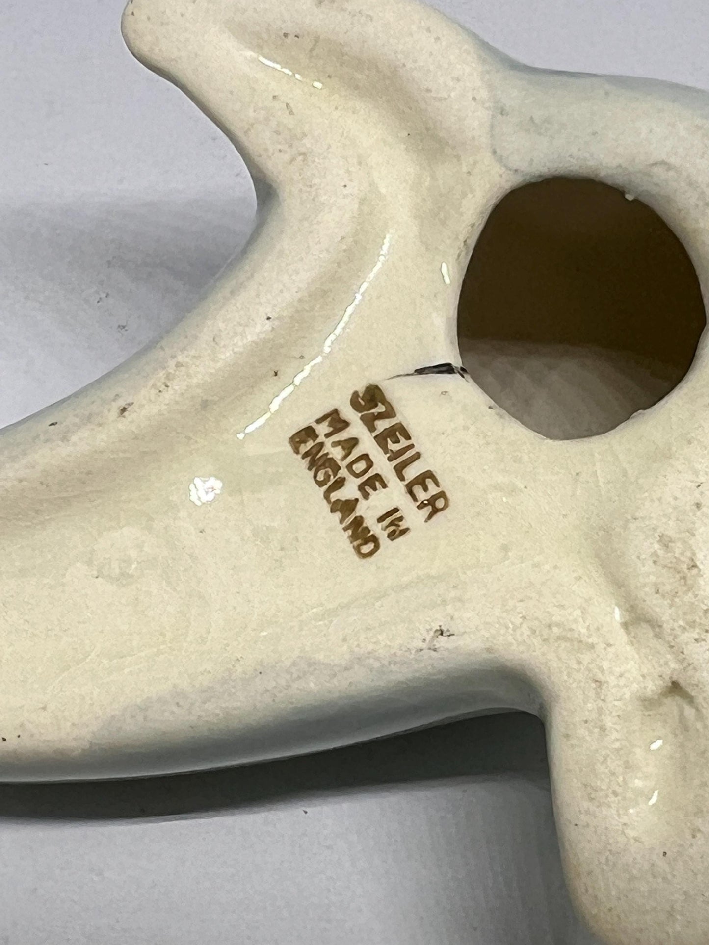 Ceramic seal pup Stamped Szeiler Made in England