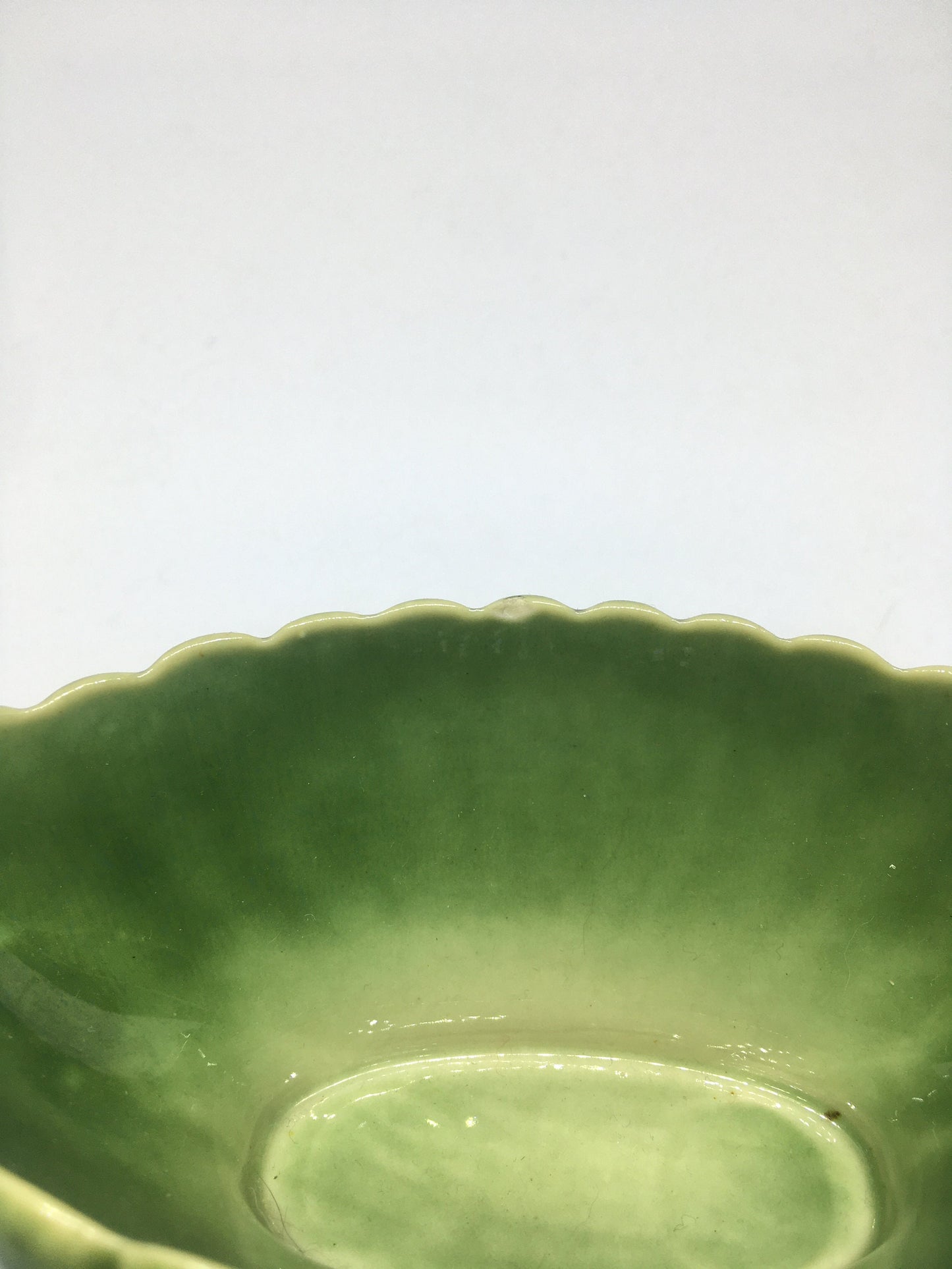 Mantle Vase. Wade Porcelain Sage green miniature mantel vase planter.