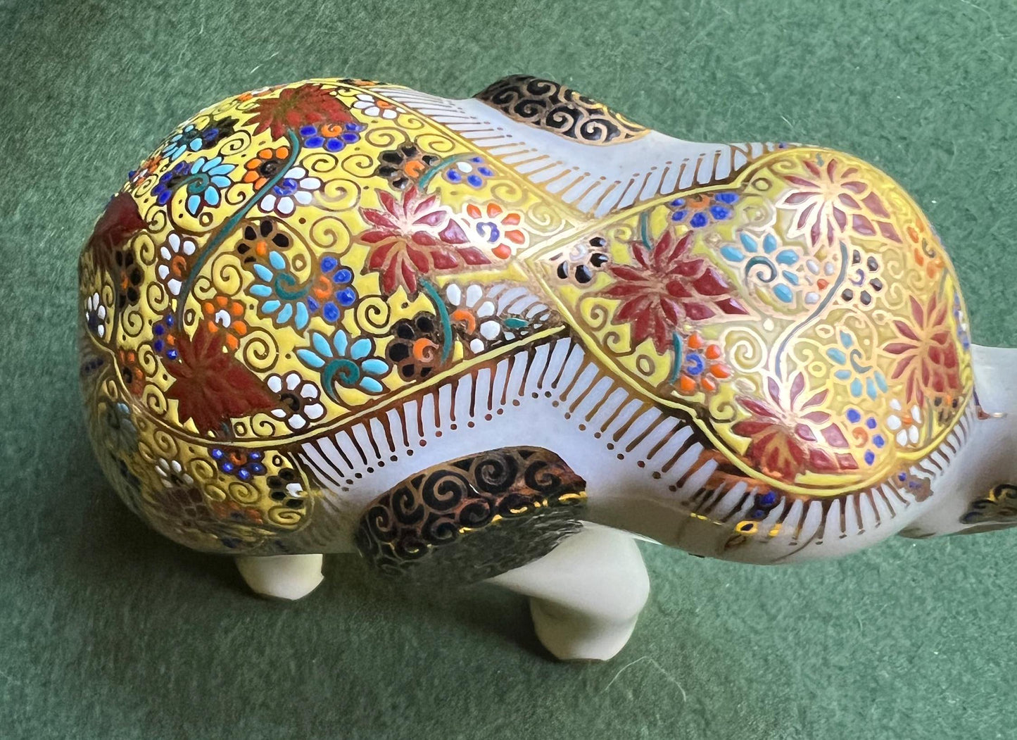 Thai Benjarone lucky elephant Ceremonial elephant ornament.