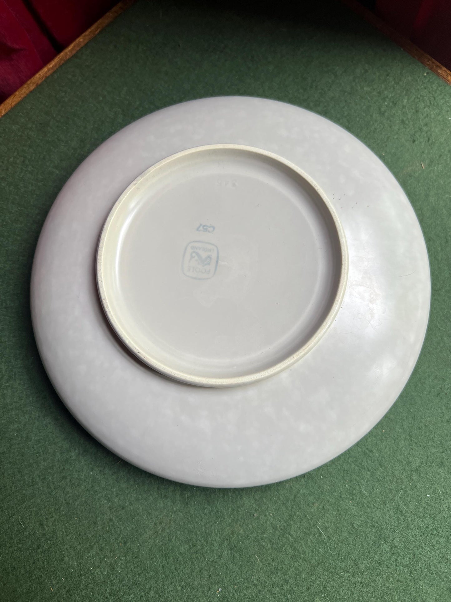Poole pottery Ice green and Seagull console bowl.