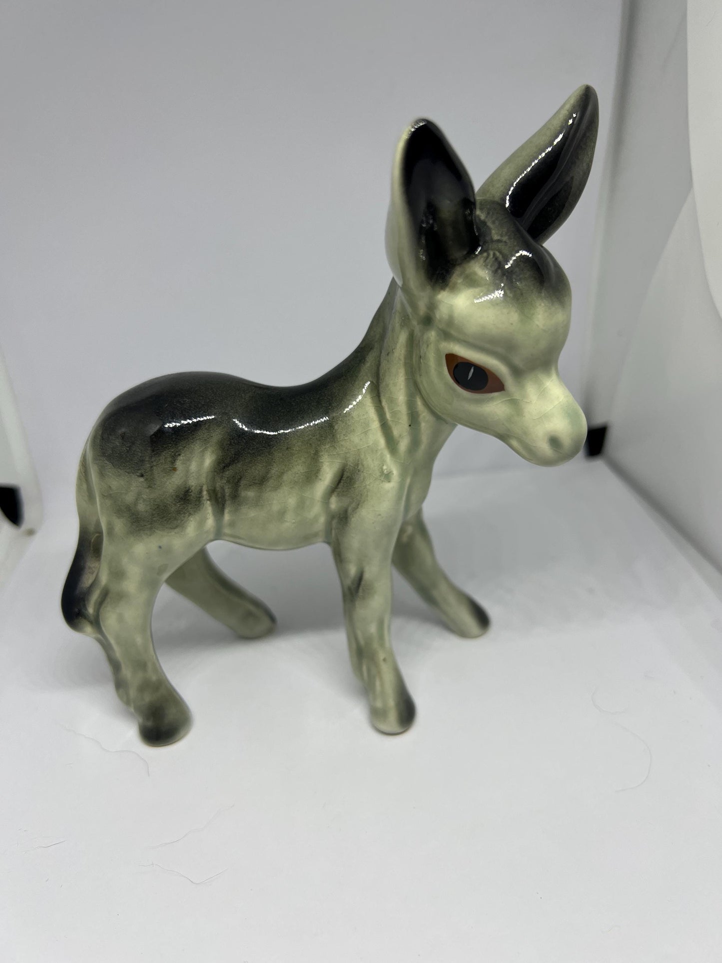 Vintage ceramic Donkey figurine.