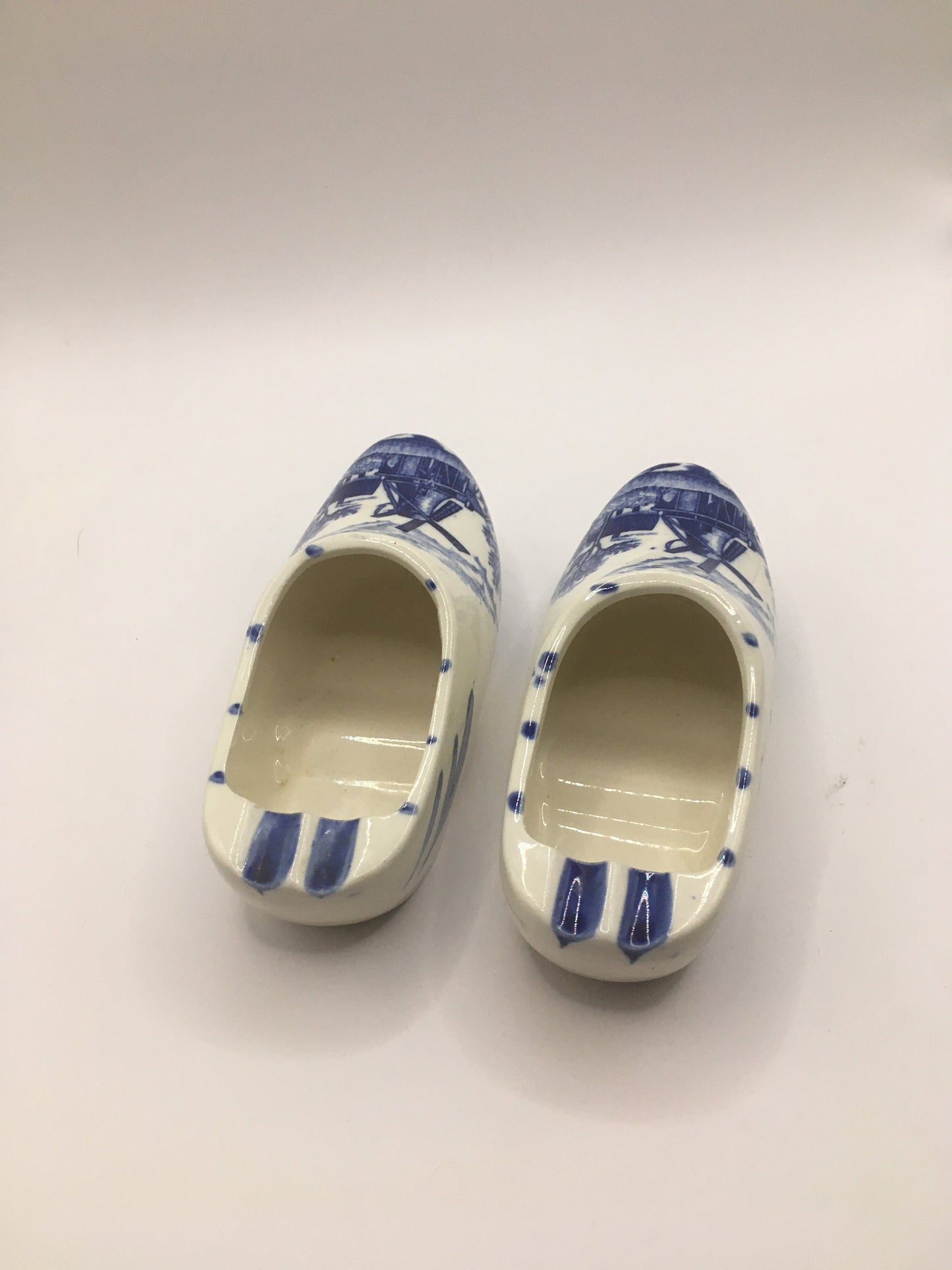 Delft ware clog ashtrays. 2 available.