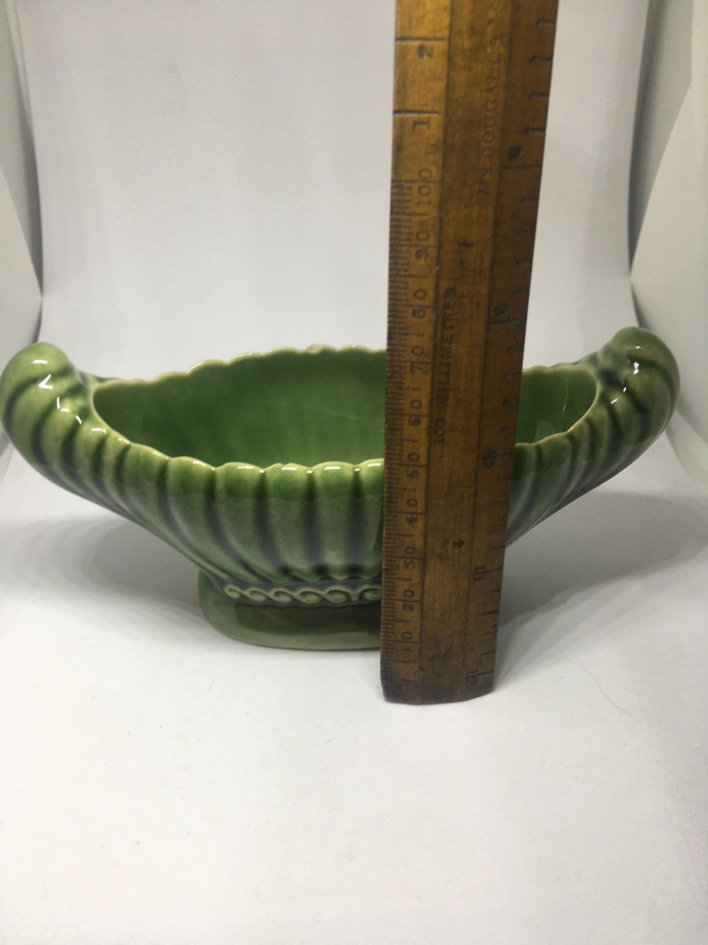 Mantle Vase. Wade Porcelain Sage green miniature mantel vase planter.