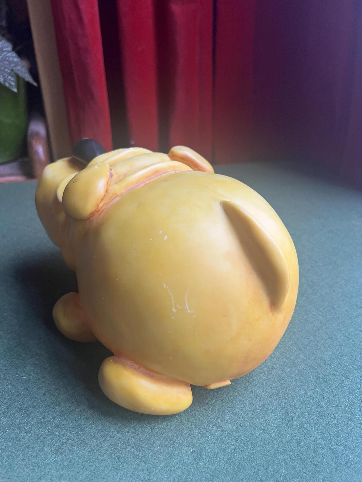 Vintage bulldog money box. Paolo Chiari style Italian resin money bank. Dog lover gift.