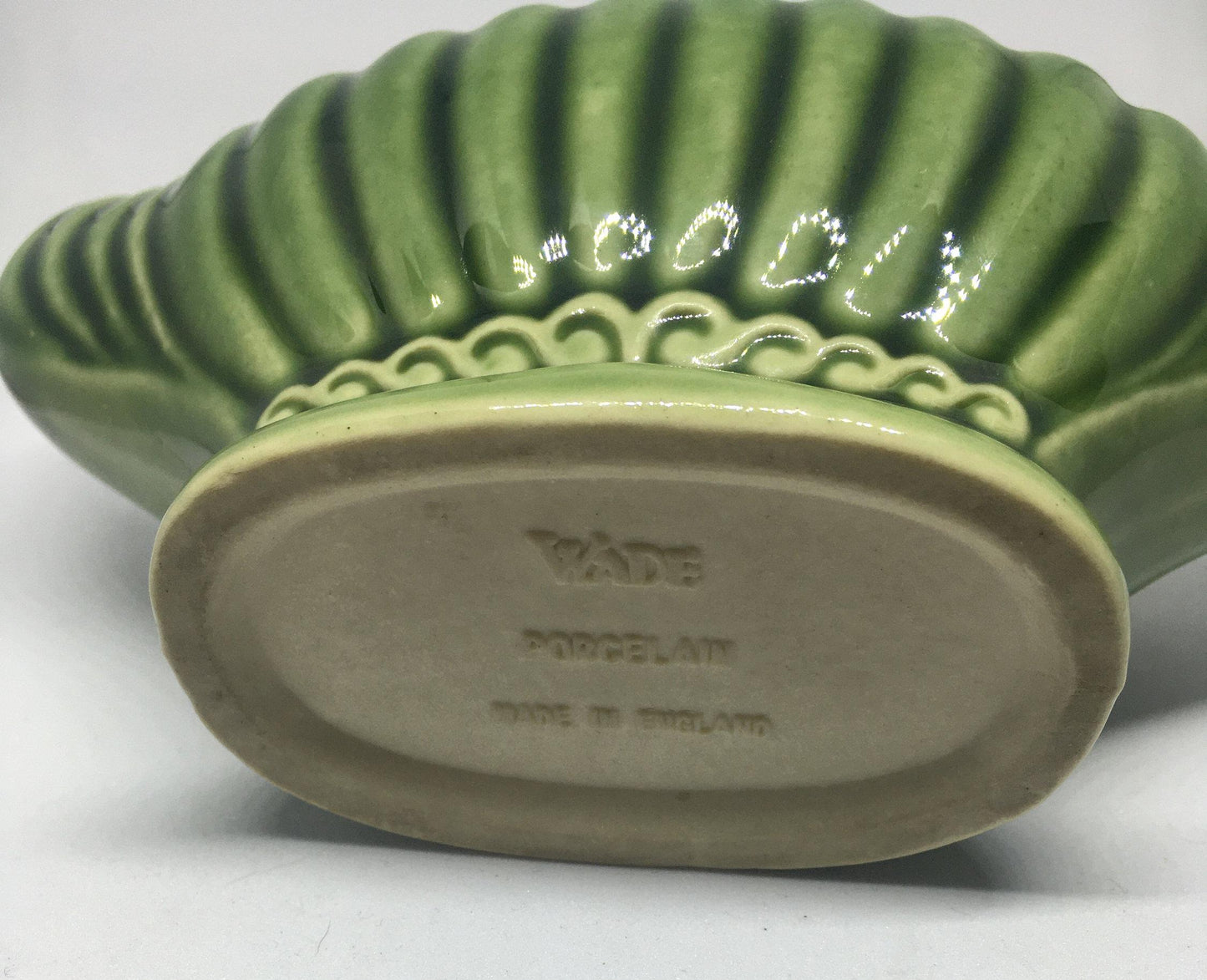 Mantle Vase. Wade Porcelain Sage green miniature mantel vase planter.