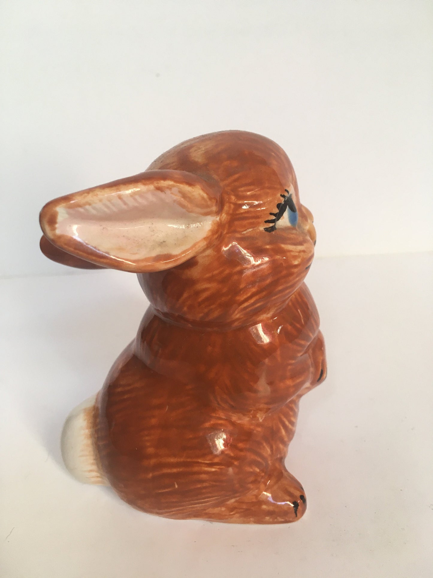 Vintage ceramic doe-eyed rabbit.
